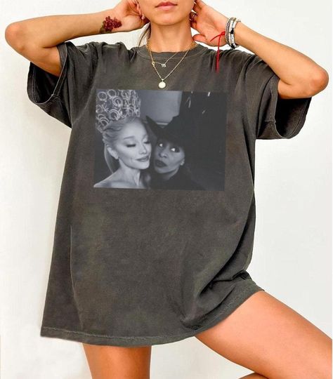 Wicked Glinda and Elphaba T-Shirt, Wicked Movie Gifts, Glinda and Elphaba Phone Print, Wicked T-Shirt