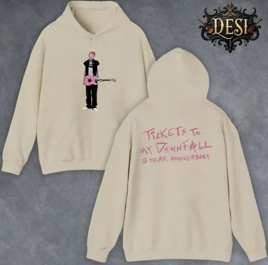 Machine Gun Kelly MGK Lost Americana Tour 2025-2026 Double Sided Hoodie