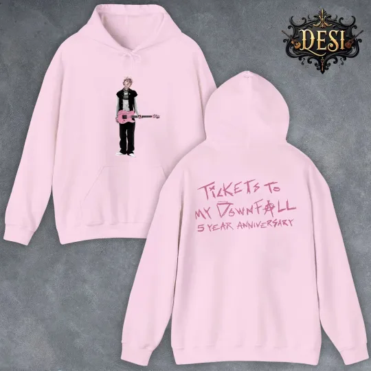 Machine Gun Kelly MGK Lost Americana Tour 2025-2026 Double Sided Hoodie