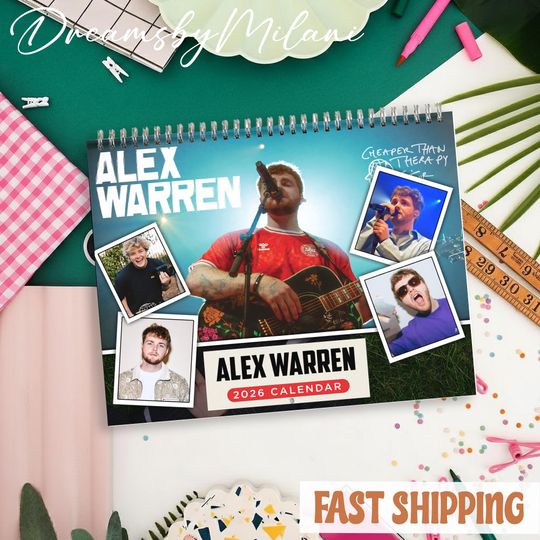 Discover Alex Music 2026 Calendar, Alex Music Monthly Wall Calendar, 2026 Alex Music Calendar Size 8.5" x 11"