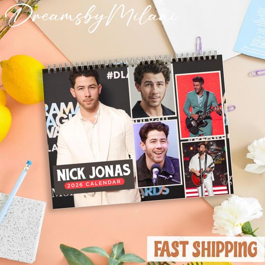 Discover Music Calendar 2026, Music Fan Gifts Wall Calendar, Office Decor, Unique Holiday Gifts, Gifts For Her, Music Band 2026 Calendar