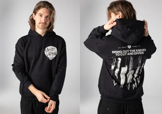 Discover Bullet For My Valentine Hoodie Bring Out The Knives Band Graphic