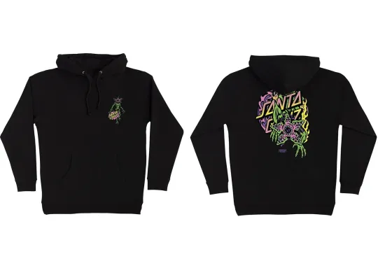 Santa Cruz x Stranger Things - Demogorgon Dot Black - Hoodie