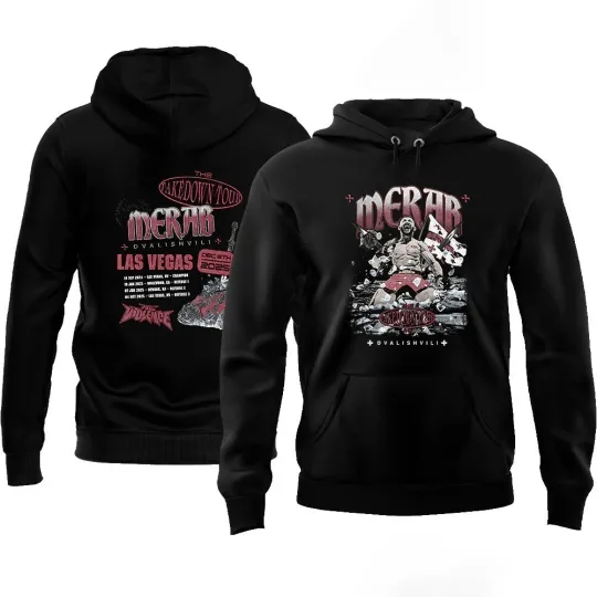 Discover The Takedown tour Merab Dvalishvili Dates Schedule Hoodie