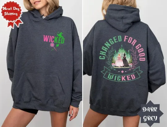 Discover Wicked Change For Good Hoodie,Defy Gravity Broomstick Magic Wand,Wicked Fan Gift