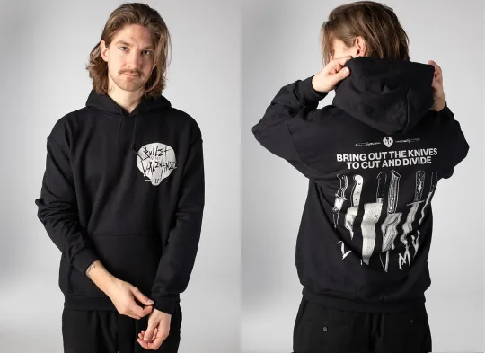 Discover Bullet For My Valentine Hoodie Bring Out The Knives Band Graphic
