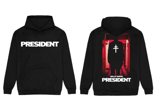 Discover President King Of Terrors Hoodie Black Official Band Merch Gothic