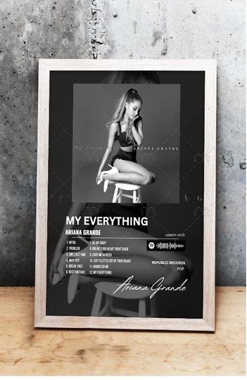 Discover Ariana - My Everything - Album Cover Poster