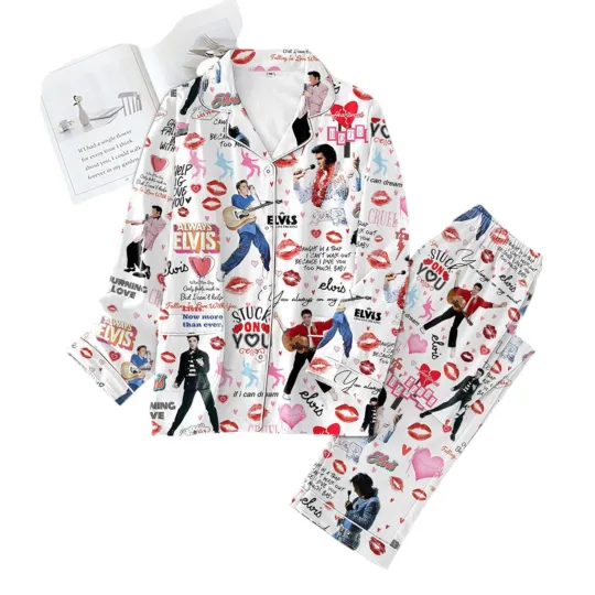 Discover Elvis Presley Button Down Pajamas Set 8211 TANTN 1125