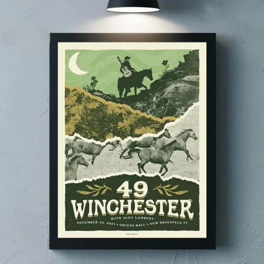 Discover 49 Winchester New Braunfels Texas 2025 Event Poster At Gruene Hall On Nov 20