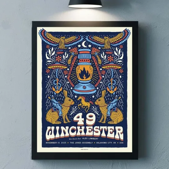 49 Winchester Oklahoma City OK 2025 Event Poster At The Jones Assembly On Nov 19
