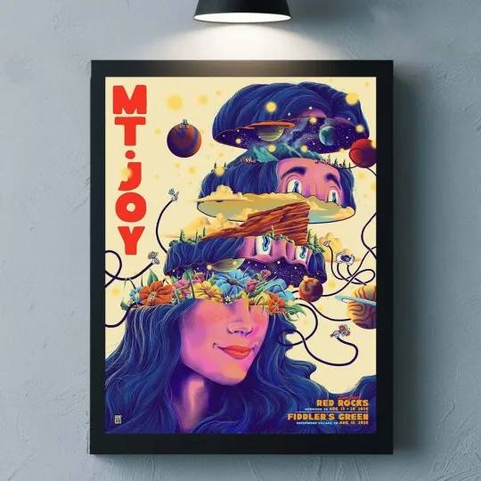 Discover Mt Joy Colorado 2026 Shows Poster Live From Red Rocks Morrison Colorado