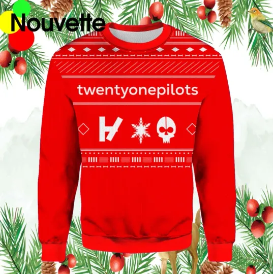 Discover Twenty One Pilot Ugly Christmas Sweater Xmas 2025 Gift