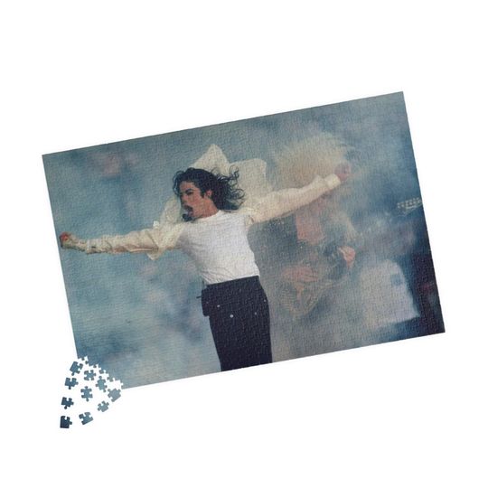 Michael Jackson 'Live 1993 Super Bowl Halftime Show' Jigsaw Puzzles - Concert Image, Music History, Merch, Collector, Gifts Fans, Rock Icons