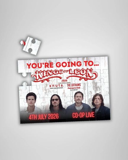 Kings of Leon Tour - Ticket Puzzle Gift Reveal