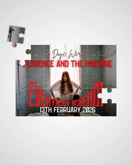 Discover Florence and The Machine Tour - Event Ticket Reveal Puzzle