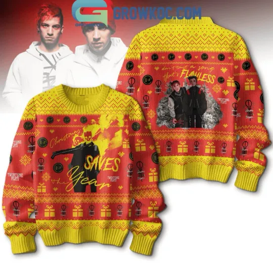 Discover Twenty One Pilot Saves Year Flawless Christmas Ugly Sweater