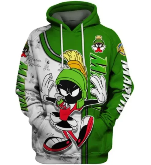Marvin the Martian Hoodie 3D, 3D hoodie All Over Printed