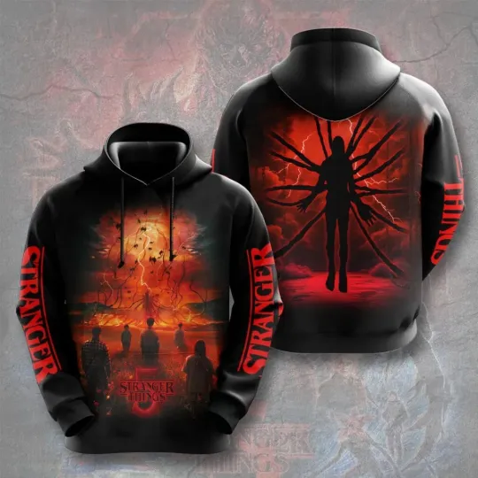 Stranger Things 3D Apparel Hoodie