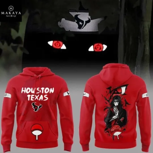 Discover 2025 Texas Football Anime Night Ninja Style Hoodie 3D Unisex