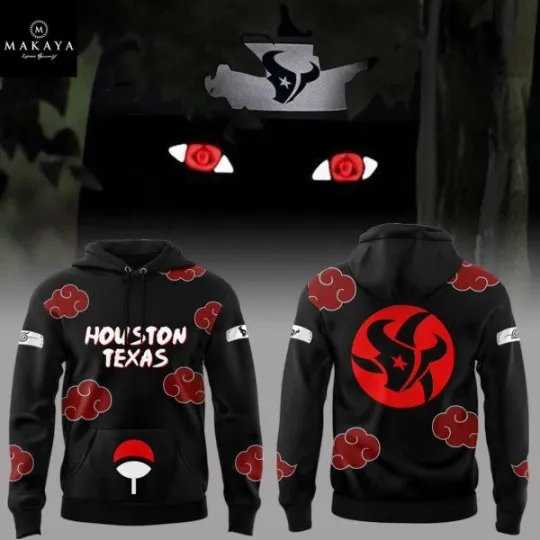 Discover HOT!!2025 Texas Football Anime Ninja Style Hoodie 3D Unisex
