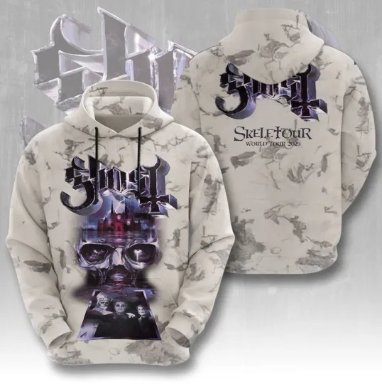 Tour 2025 Ghost Band 3D Hoodie Best For Fan Ghost Band 3D Shirt