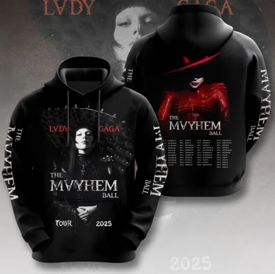 Discover Hot Tour 2025 Ld ga 3D Hoodie For Fan gift All Size