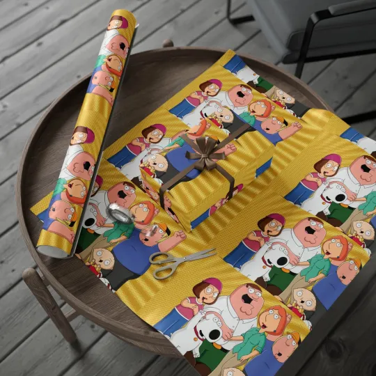 Discover Family Guy Funny TV cartoon show Birthday High Definition Gift Wrapping Paper