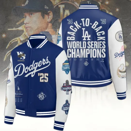 Discover Los Angeles Dodger World Series 2025 Baseball Jacket
