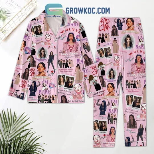 Selena Gomez So Rare Team Selena Single Soon Pajamas Set