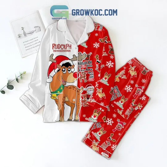 Discover Rudolph The Red Nosed Reindeer Had A Very Shiny Nose Pajamas Set