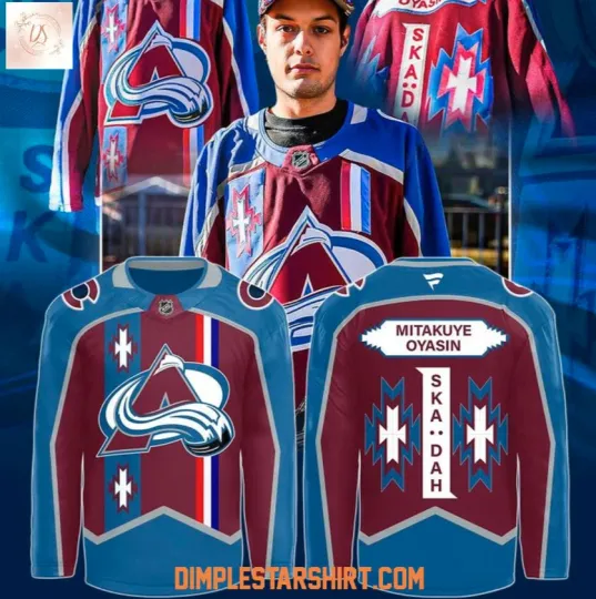 Discover Colorado 1Avalanche Native American Heritage Month 2025 Hockey Jersey