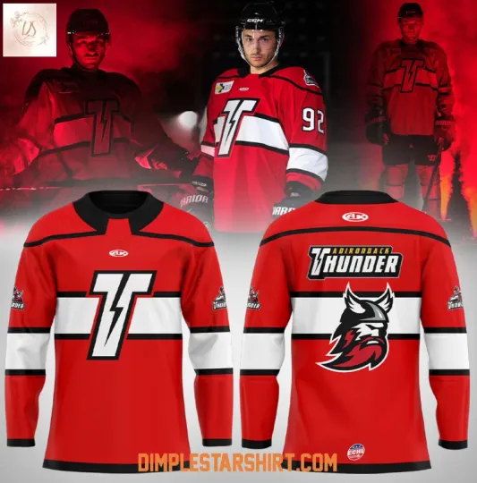 Discover 1Adirondack Thunder New Uniform Hockey Jersey
