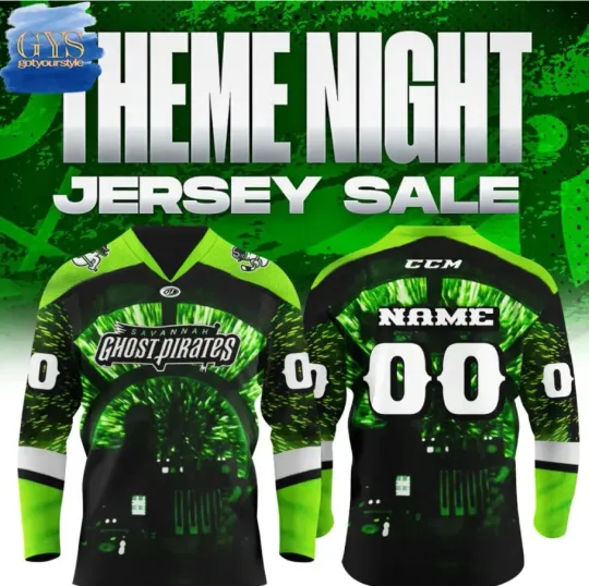 Discover Personalized Savannah Ghost Pirate Star Wars Night 2025 Hockey Jersey