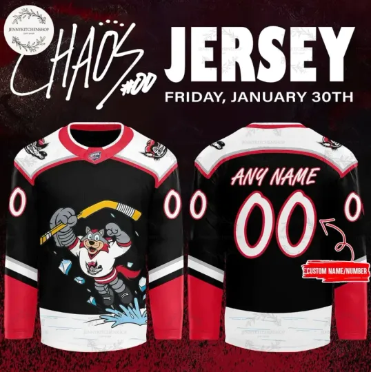 Discover Personalized Huntsville Havoc Chao Birthday Party 2025 Hockey Jersey