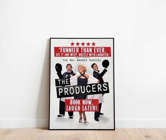 Discover The Producers Musical Theatre Print Poster