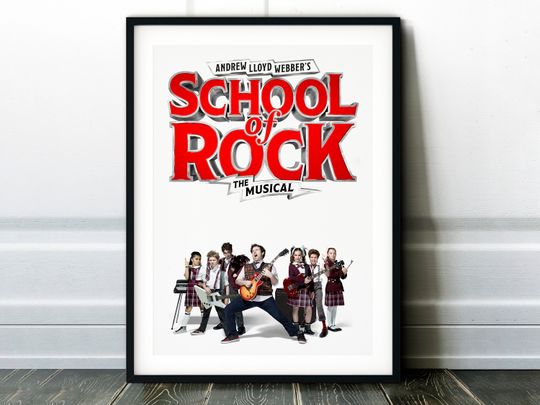 School of Rock Musical Print Poster