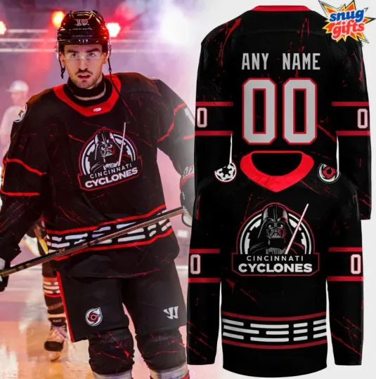 Discover Personalized Cincinnati Cyclone Star Wars 2025 Hockey Jersey