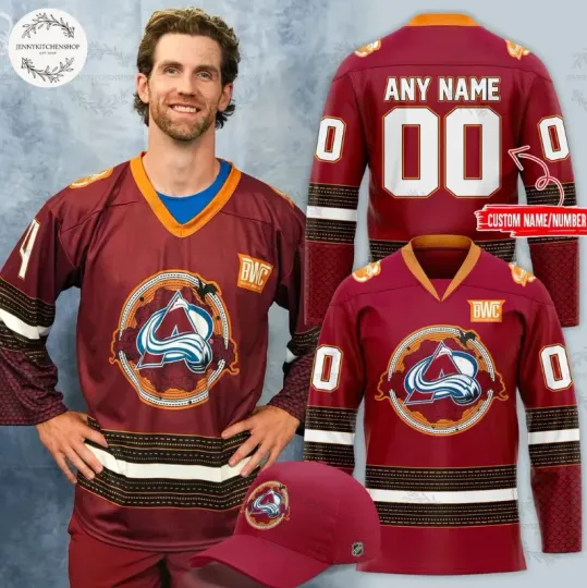 Personalized Colorado 1Avalanche 2025 Fourth Wing Night Hockey Jersey