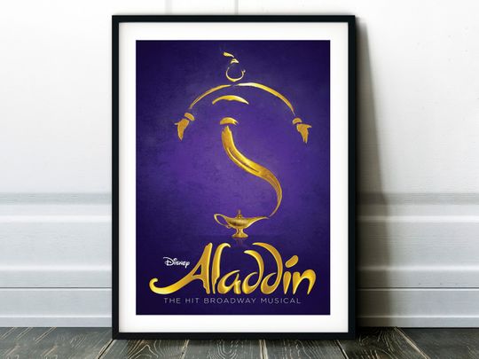 Discover Aladdin Musical Print Poster