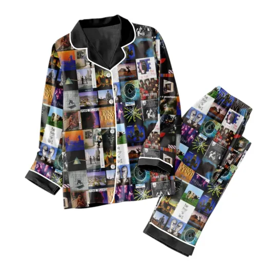 Discover Pink Floyd Button Down Pajamas Set