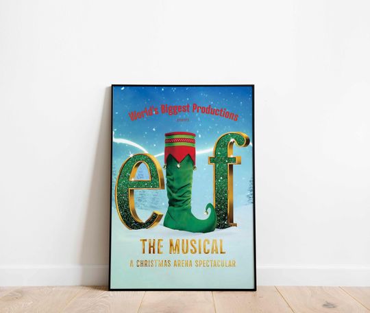 Discover Elf Musical Theatre Print Poster