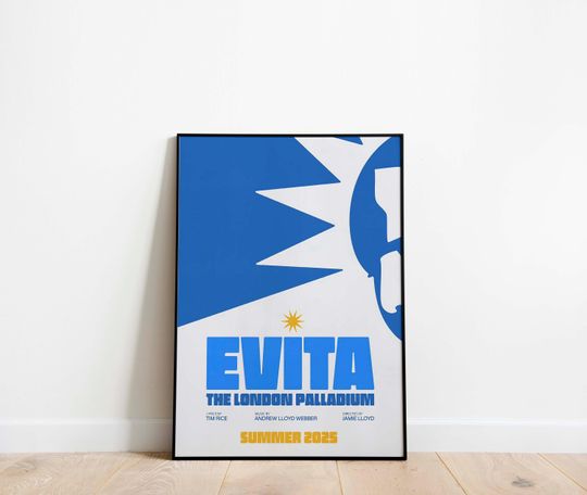 Discover Evita Musical Theatre Print Poster