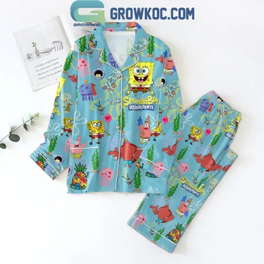 Discover SpongeBob SquarePants Patrick Star 2024 Polyester Pajama Set
