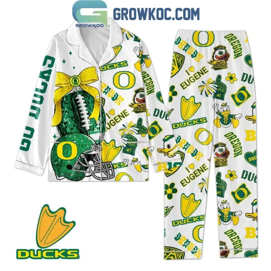 Discover Oreg ducks Go Ducks Eugene The Duck Polyester Pajamas Set