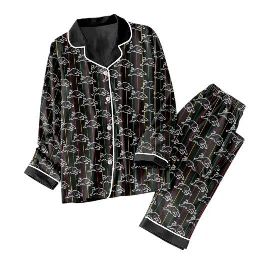 Discover Penrith Panthers Button Down Pajamas Set   TANTN 8687