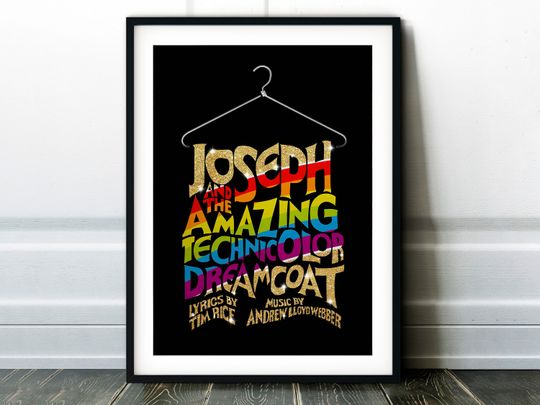 Discover Joseph and the Amazing Technicolor Dreamcoat Musical Print Poster