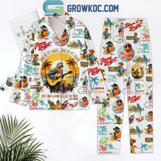 Jimmy Buffett Some Of It8217s Magic Some Of It8217s Tragic Pajamas Set
