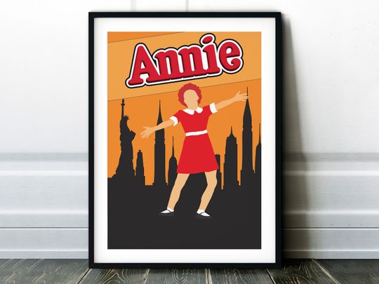 Discover Annie Musical Print Poster