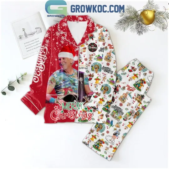 Jimmy Buffett Merry Christmas And Happy New Year 2025 Pajamas Set